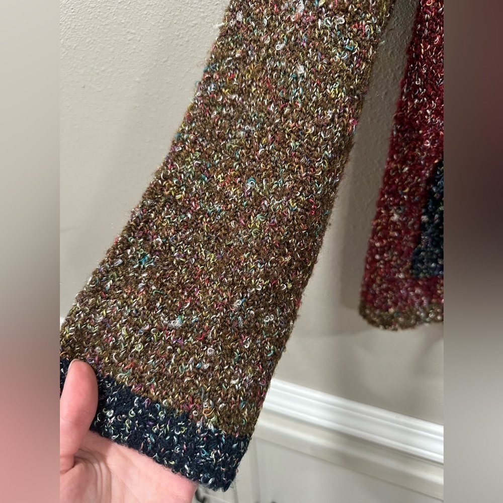 Celina Yang Designs Cardigan Speckled Fleck MultiColored - Picture 3 of 7